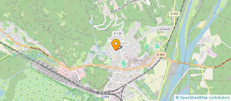 localisation de l'entreprise MADAME ESTELLE CHARDON  CULOZ-BEON