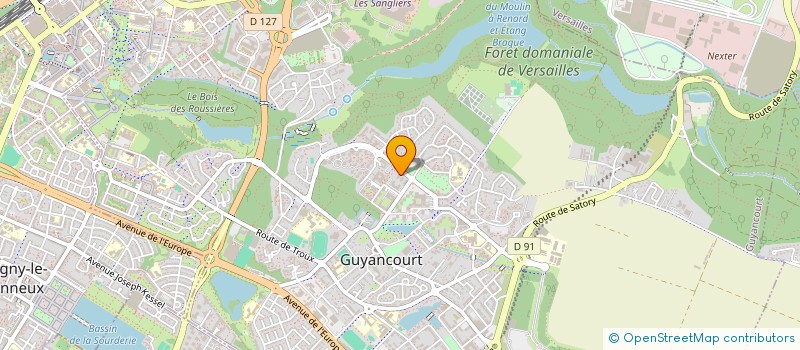 localisation de l'entreprise MADAME ESTELLE CHARIAT  GUYANCOURT