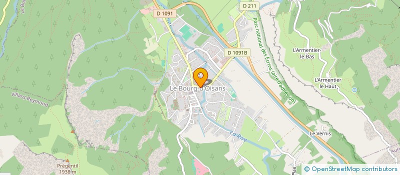 localisation de l'entreprise MADAME ESTELLE CHARPENTIER  LE BOURG-D'OISANS