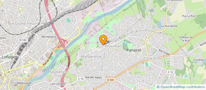 localisation de l'entreprise MADAME ESTELLE CHAUSSENDE à PANAZOL