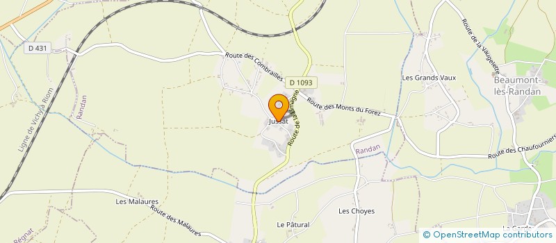 localisation de l'entreprise MADAME ESTELLE CHAUVET  RANDAN