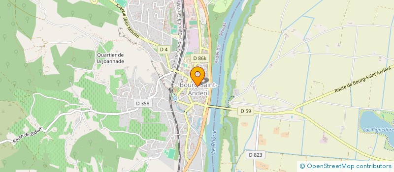 localisation de l'entreprise MADAME ESTELLE CHEVROU  BOURG-SAINT-ANDEOL