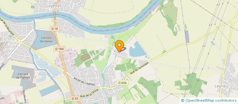 localisation de l'entreprise MADAME ESTELLE CHIARVESIO  SAINT-ROMAIN-DE-JALIONAS