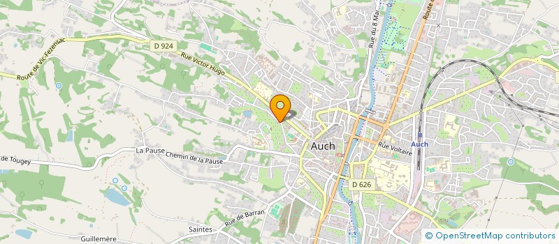 localisation de l'entreprise MADAME ESTELLE CHOLEY  AUCH