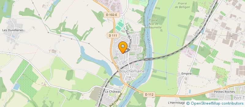 localisation de l'entreprise MADAME ESTELLE CHRETIEN à BOUCHEMAINE