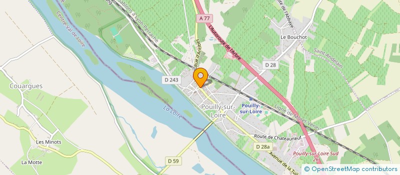 localisation de l'entreprise MADAME ESTELLE CINTAS à POUILLY-SUR-LOIRE