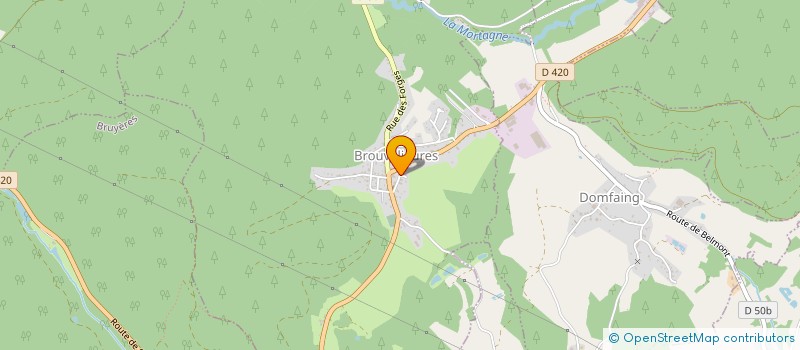 localisation de l'entreprise MADAME ESTELLE COLIN  BROUVELIEURES