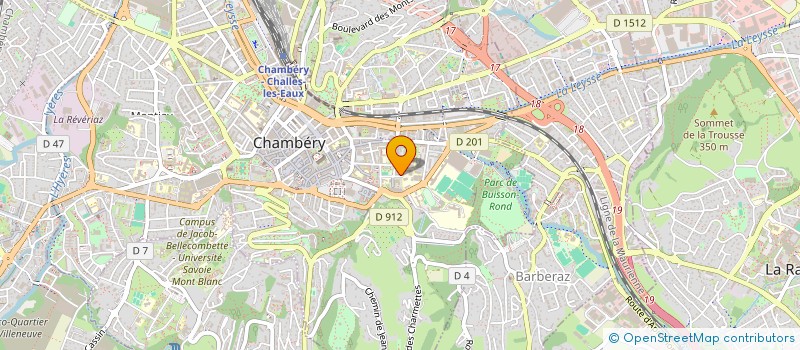 localisation de l'entreprise MADAME ESTELLE COLLOT à CHAMBERY