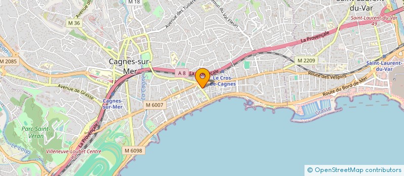 localisation de l'entreprise MADAME ESTELLE COMMENCHAIL à CAGNES-SUR-MER