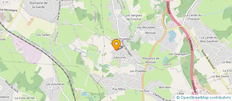 localisation de l'entreprise MADAME ESTELLE COMMERY  LE VIGEN