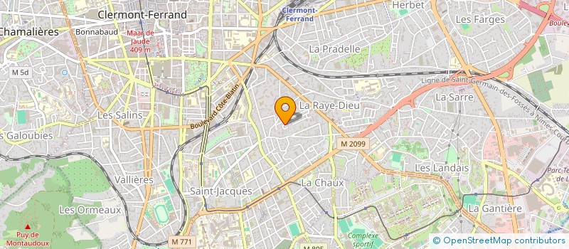 localisation de l'entreprise MADAME ESTELLE COMPAIN  CLERMONT-FERRAND