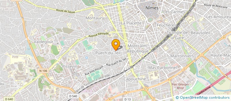 localisation de l'entreprise MADAME ESTELLE CONTAMIN  NIMES