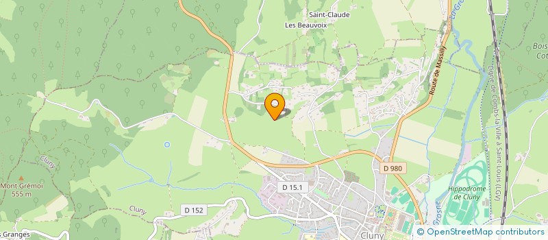 localisation de l'entreprise MADAME ESTELLE CONTAT  CLUNY