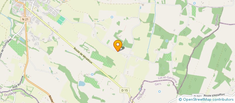 localisation de l'entreprise MADAME ESTELLE CORNIO  ASTAFFORT