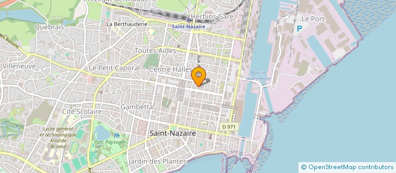 localisation de l'entreprise MADAME ESTELLE CORNU  SAINT-NAZAIRE