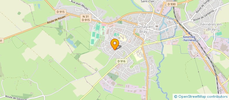 localisation de l'entreprise MADAME ESTELLE COSTA  GOURNAY-EN-BRAY