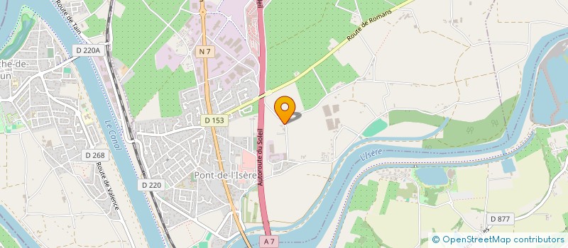 localisation de l'entreprise MADAME ESTELLE COSTET  PONT-DE-L'ISERE