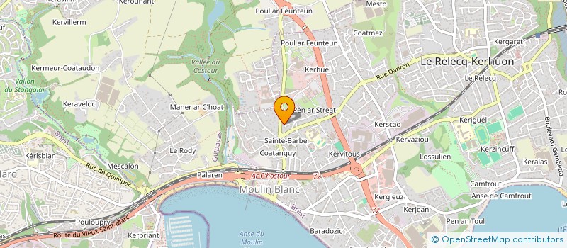 localisation de l'entreprise MADAME ESTELLE COTONEA  LE RELECQ-KERHUON