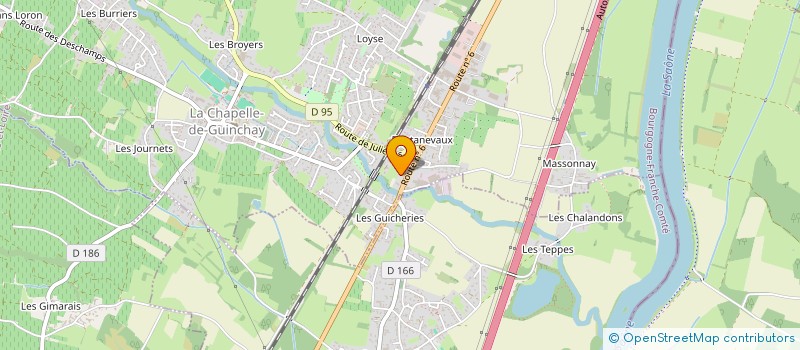 localisation de l'entreprise MADAME ESTELLE COUDERT  LA CHAPELLE-DE-GUINCHAY