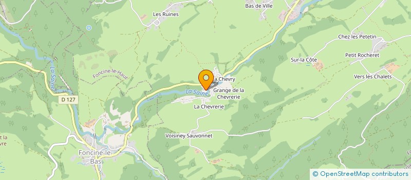 localisation de l'entreprise MADAME ESTELLE COUDRAY à FONCINE-LE-HAUT