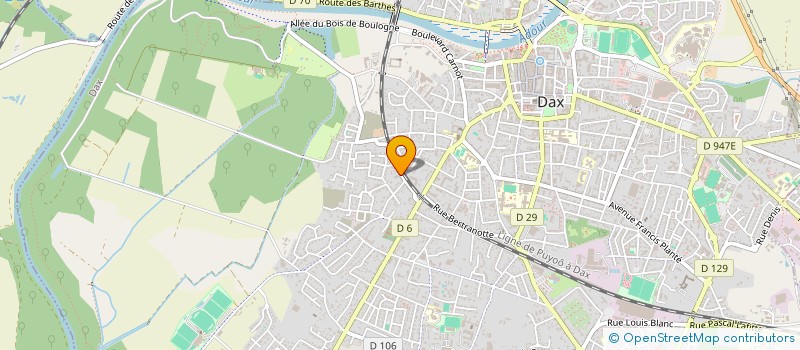 localisation de l'entreprise MADAME ESTELLE COURAU à DAX