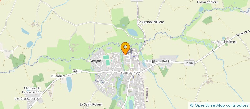 localisation de l'entreprise MADAME ESTELLE COURSIN  SAINTE-FOY