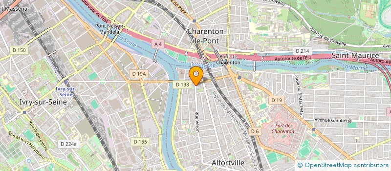 localisation de l'entreprise MADAME ESTELLE COURTIER à ALFORTVILLE