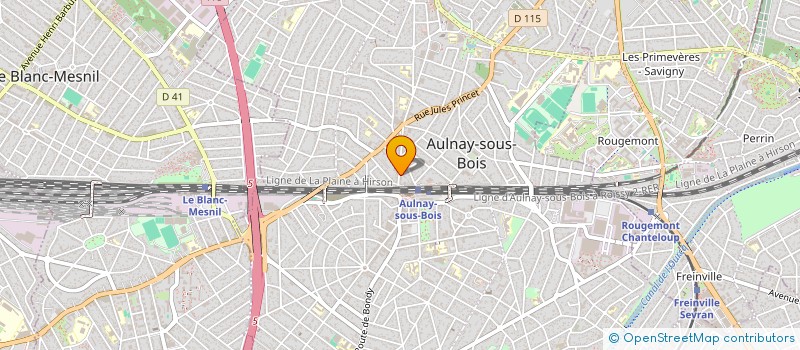 localisation de l'entreprise MADAME ESTELLE COUTURIER à AULNAY-SOUS-BOIS