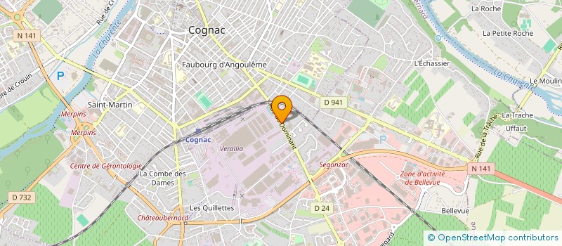 localisation de l'entreprise MADAME ESTELLE CREPEAU  CHATEAUBERNARD