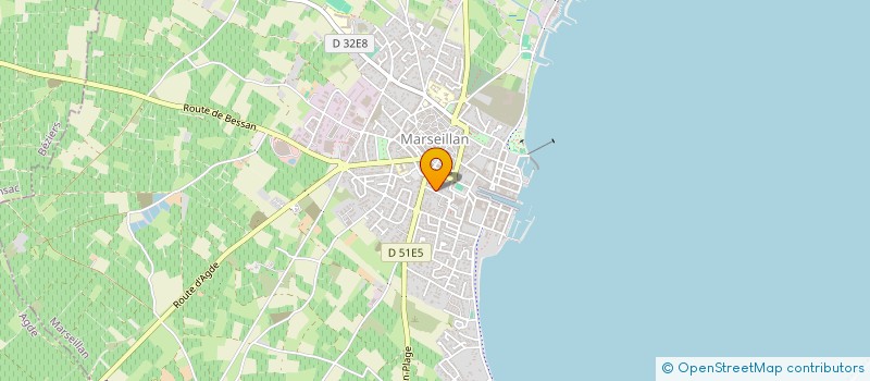 localisation de l'entreprise MADAME ESTELLE CREPIAT à MARSEILLAN