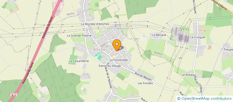 localisation de l'entreprise MADAME ESTELLE CROXO  ATTICHES