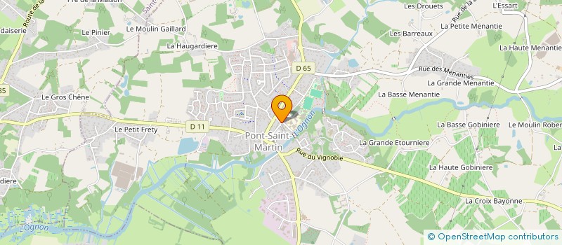 localisation de l'entreprise MADAME ESTELLE CUDORGE  PONT-SAINT-MARTIN