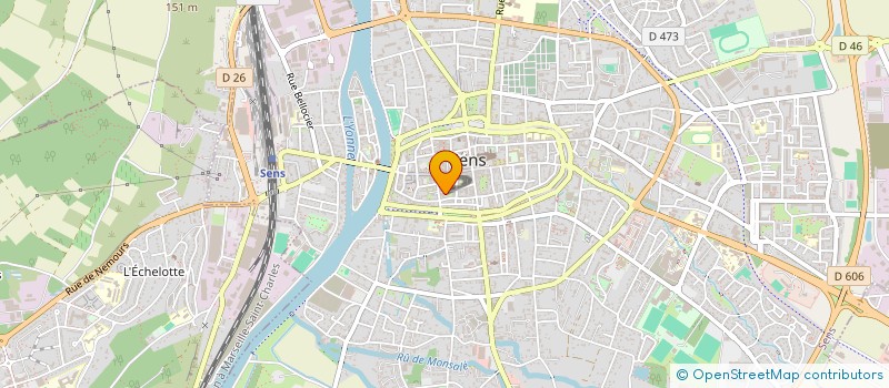 localisation de l'entreprise MADAME ESTELLE DA SILVA à SENS