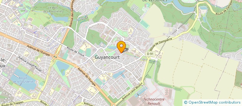 localisation de l'entreprise MADAME ESTELLE DAMIOT  GUYANCOURT