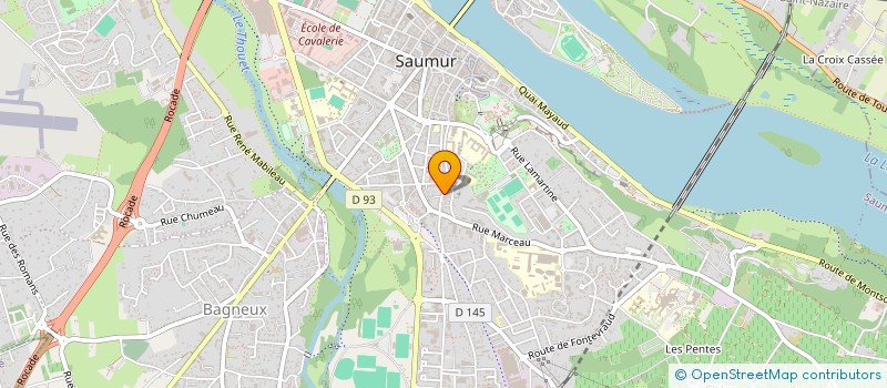 localisation de l'entreprise MADAME ESTELLE DAMPURE  SAUMUR