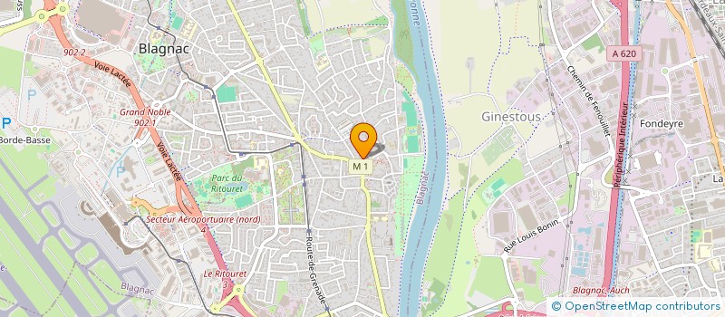 localisation de l'entreprise MADAME ESTELLE DANEY  BLAGNAC