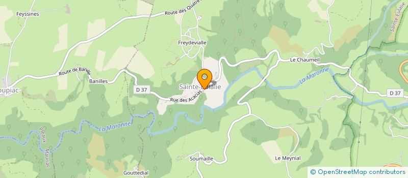 localisation de l'entreprise MADAME ESTELLE DAS à SAINTE-EULALIE