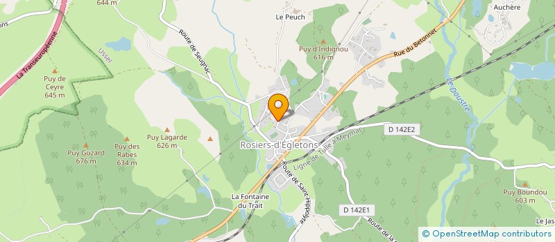 localisation de l'entreprise MADAME ESTELLE DAURES  ROSIERS-D'EGLETONS