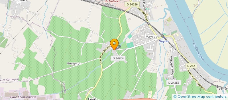 localisation de l'entreprise MADAME ESTELLE DAUVERGNE  VAYRES