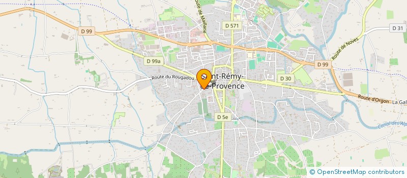 localisation de l'entreprise MADAME ESTELLE DAVID  SAINT-REMY-DE-PROVENCE