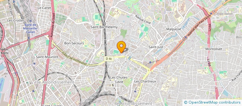 localisation de l'entreprise MADAME ESTELLE DAVIN à MARSEILLE