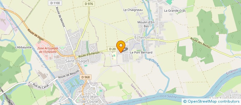 localisation de l'entreprise MADAME ESTELLE DAVOINE  ECHENON