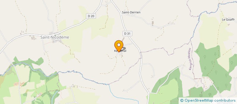 localisation de l'entreprise MADAME ESTELLE DAVY  PONT-MELVEZ