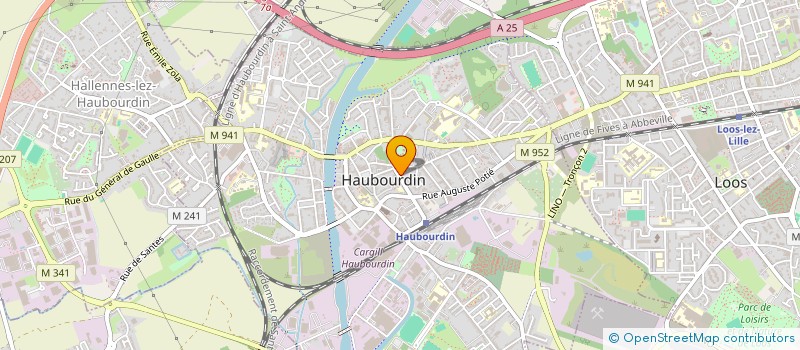 localisation de l'entreprise MADAME ESTELLE DE COSTER  HAUBOURDIN