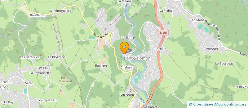 localisation de l'entreprise MADAME ESTELLE DEFOURS à PONT-SALOMON