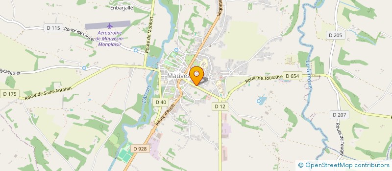 localisation de l'entreprise MADAME ESTELLE DEFRANCE  MAUVEZIN