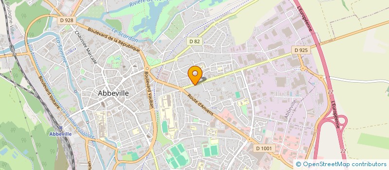 localisation de l'entreprise MADAME ESTELLE DELCOURT à ABBEVILLE