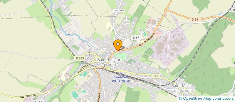 localisation de l'entreprise MADAME ESTELLE DELPLANQUE  SAINT-POL-SUR-TERNOISE