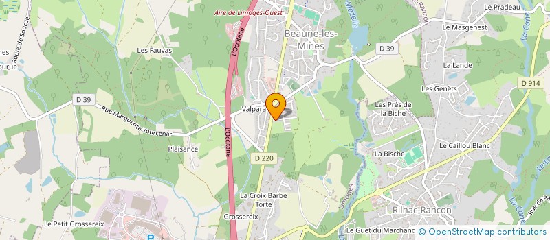 localisation de l'entreprise MADAME ESTELLE DEMOULIN à LIMOGES