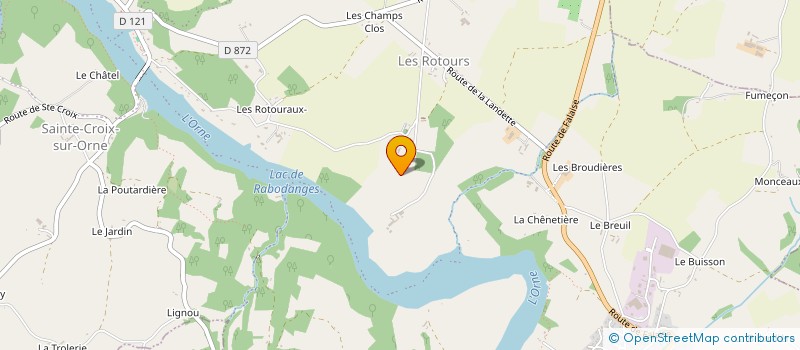 localisation de l'entreprise MADAME ESTELLE DEROSNE à PUTANGES-LE-LAC